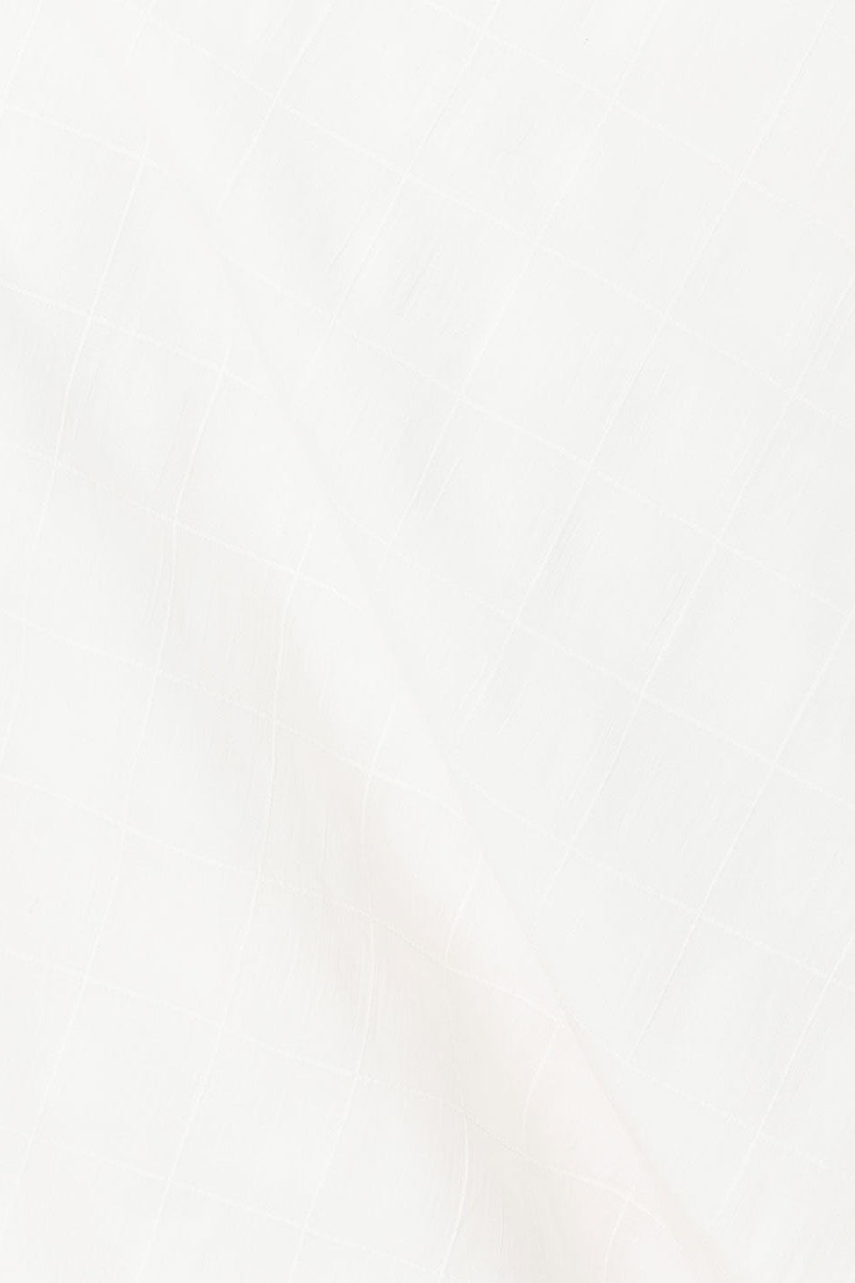 White maxi dress with a strapless neckline, detail view