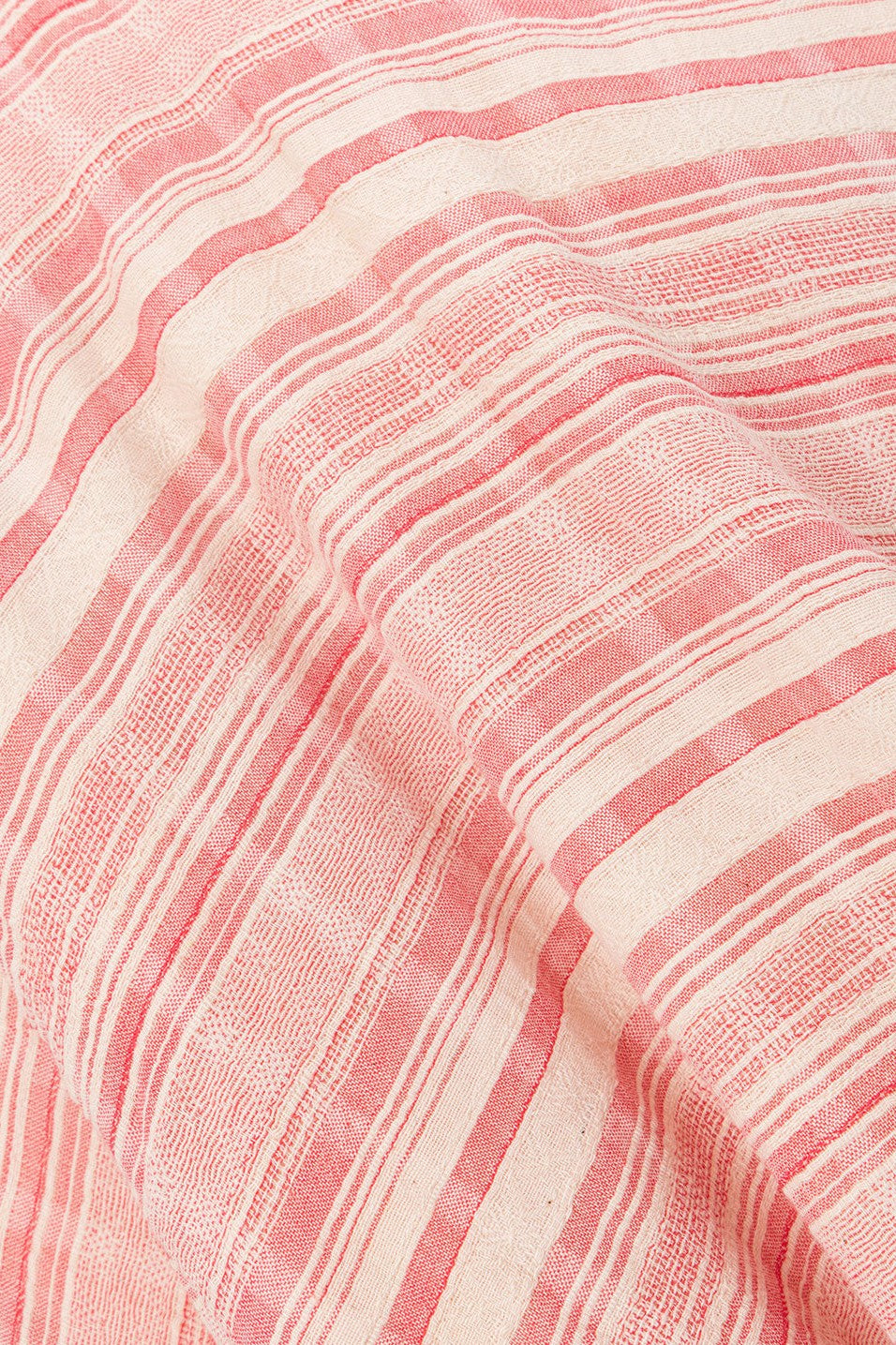 Red maxi dress, detail view
