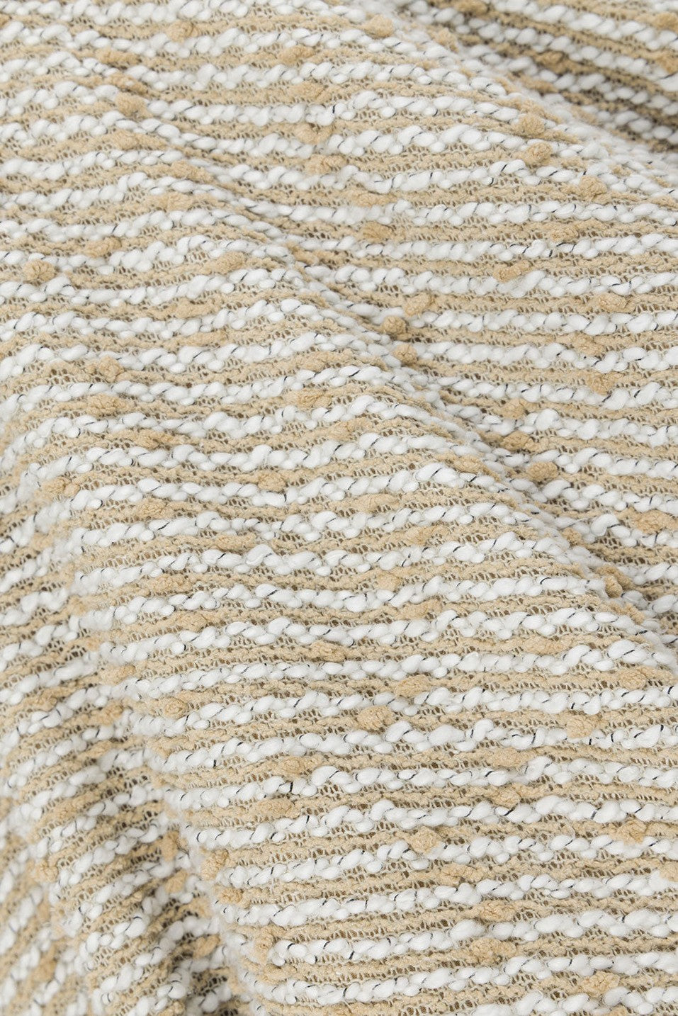 Beige maxi dress, front view
