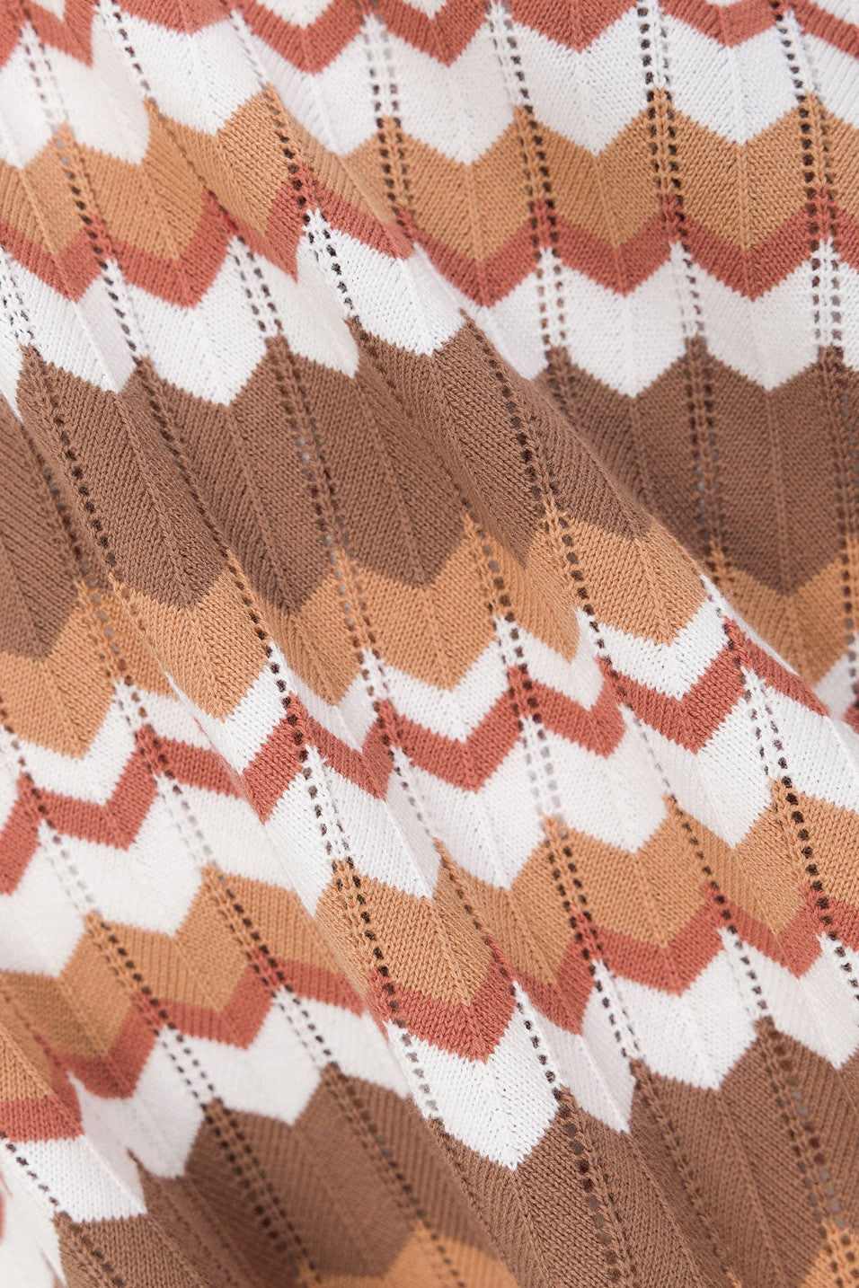 Brown maxi dress with a halter neckline, side view