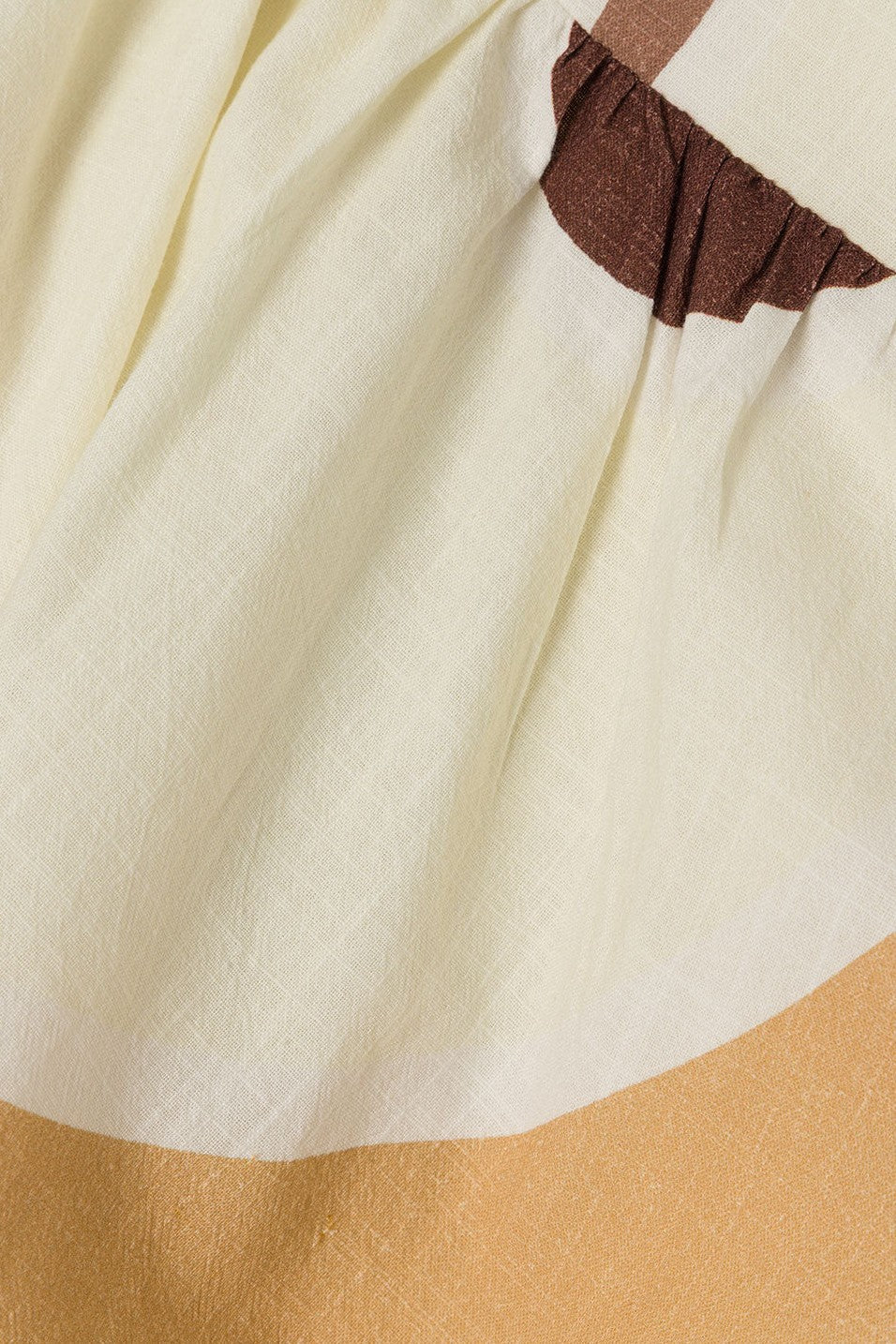 Cream mini dress, back view